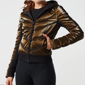 Freestyle Mesh Inset Puffer